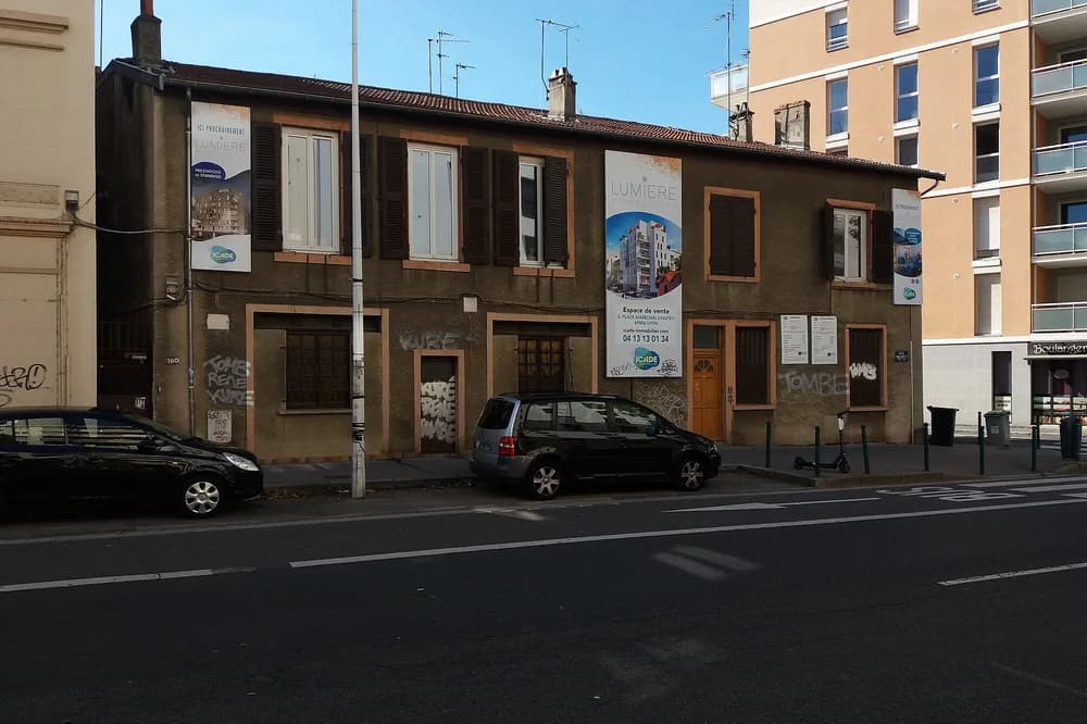 Maison de ville à un étage, rue Marius-Berliet à Lyon